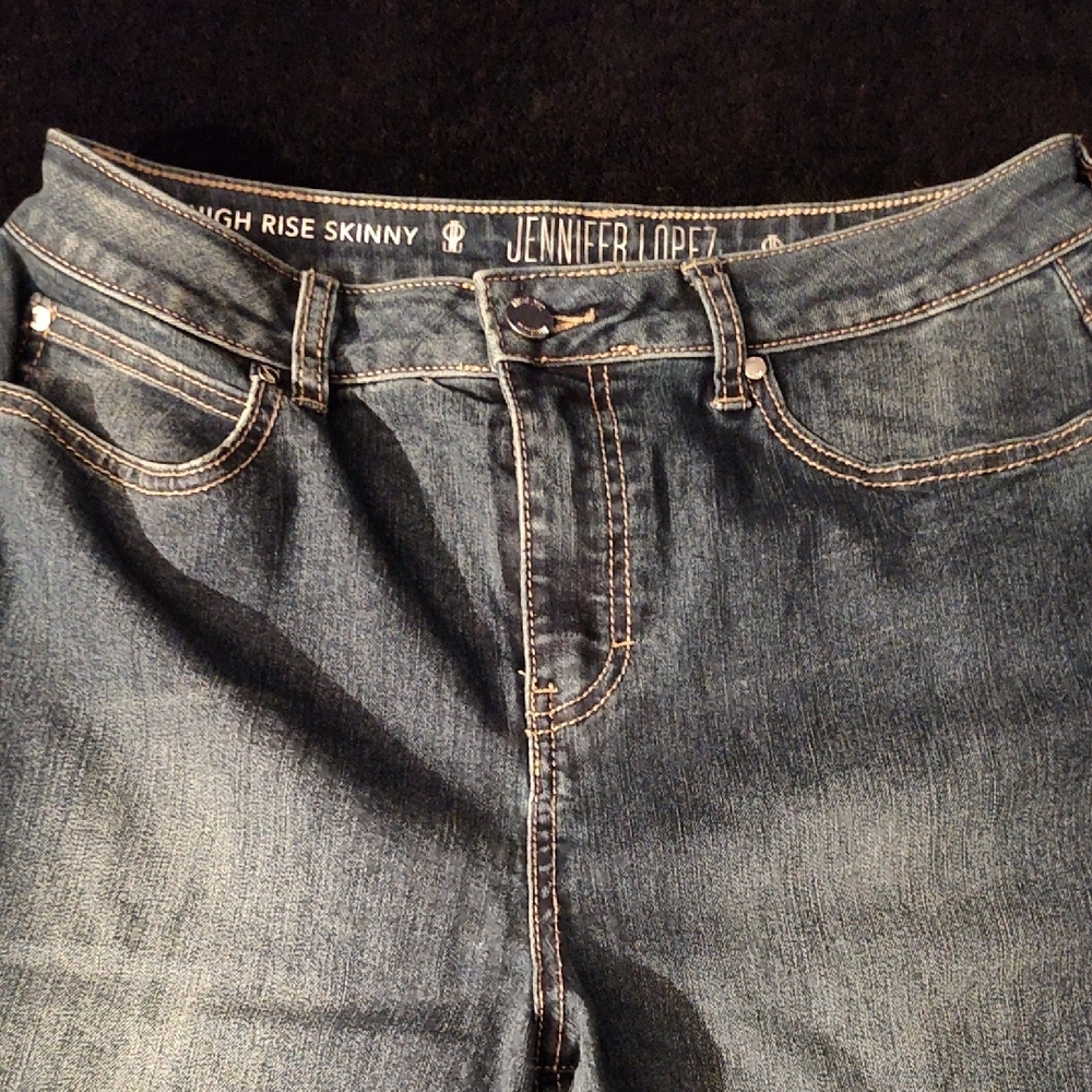 Jennifer Lopez Dark Wash Denim Jeans